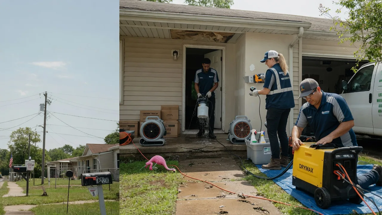 Storm Damage Water Removal in Hallsville, TX near me